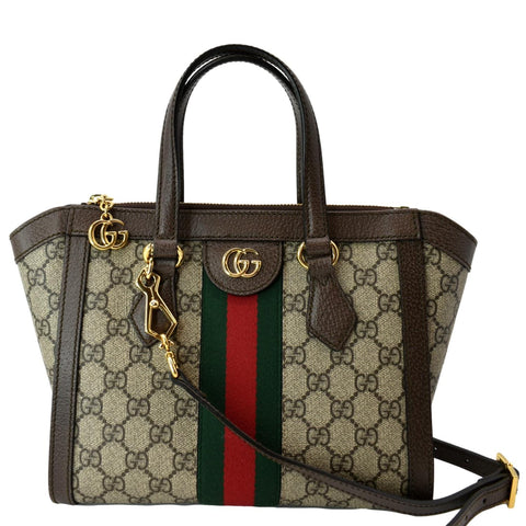 Gucci Ophidia GG Supreme Canvas Small Tote Bag Beige 547551