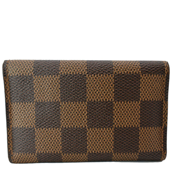 LOUIS VUITTON Damier Ebene 6 Key Holder Brown