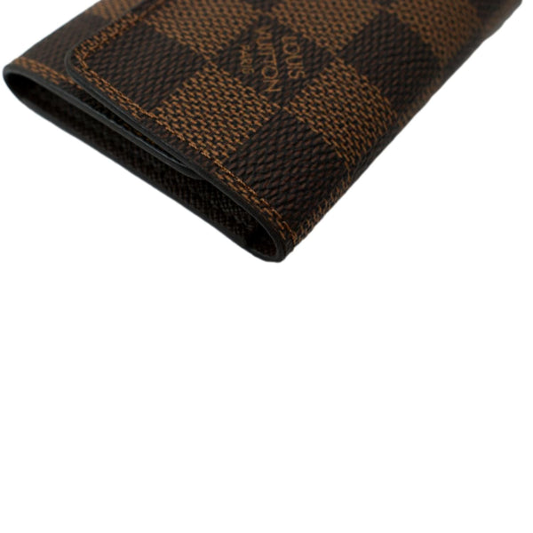 LOUIS VUITTON Damier Ebene 6 Key Holder Brown
