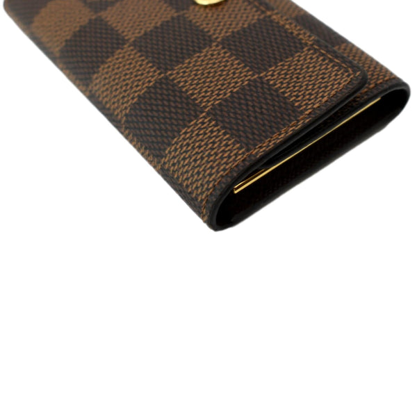 LOUIS VUITTON Damier Ebene 6 Key Holder Brown