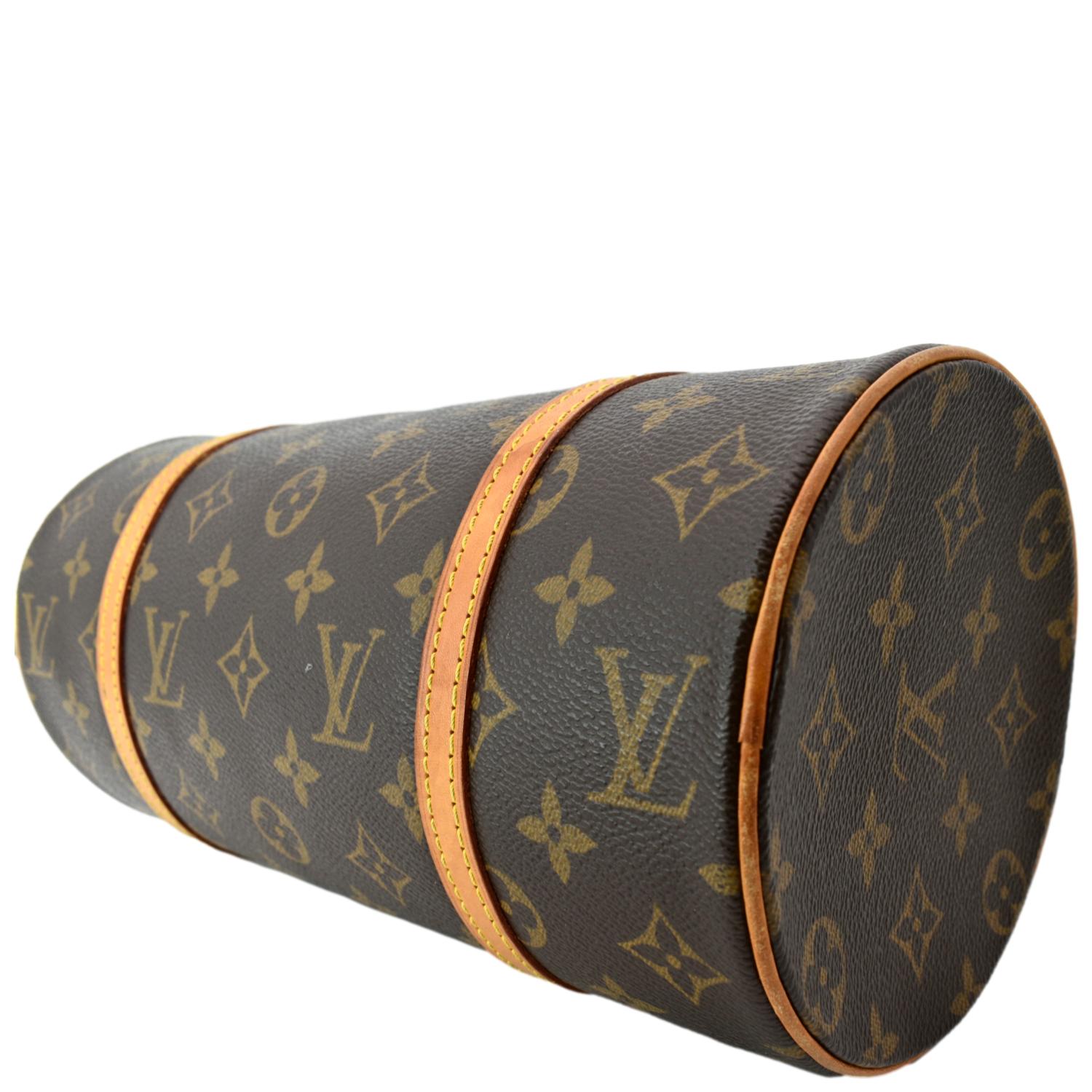 Papillon cloth handbag Louis Vuitton Brown in Cloth - 36395950