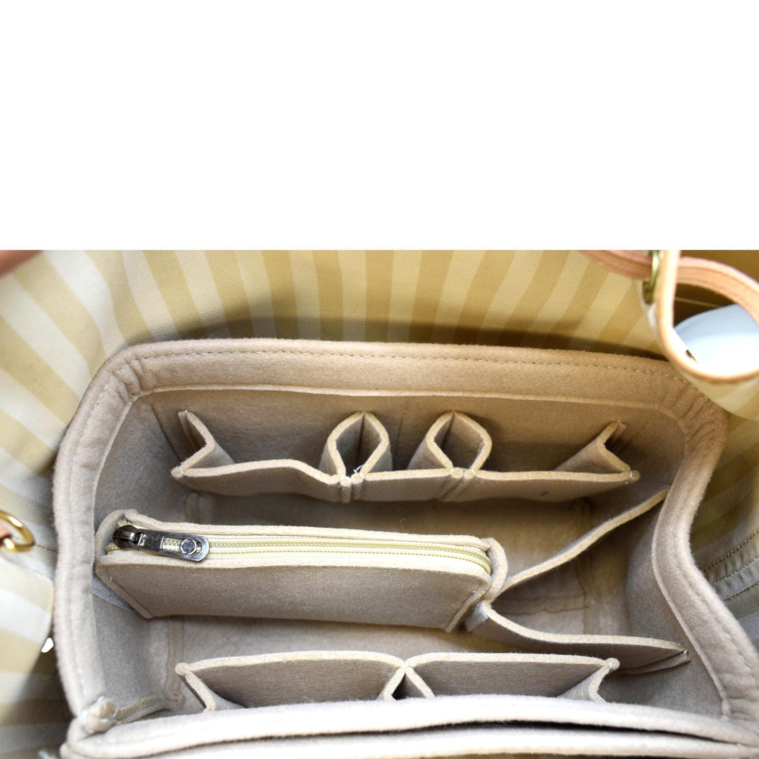 LOUIS VUITTON Monogram Rayure Petit Noe Shoulder Bag M40564 Gold Hardw