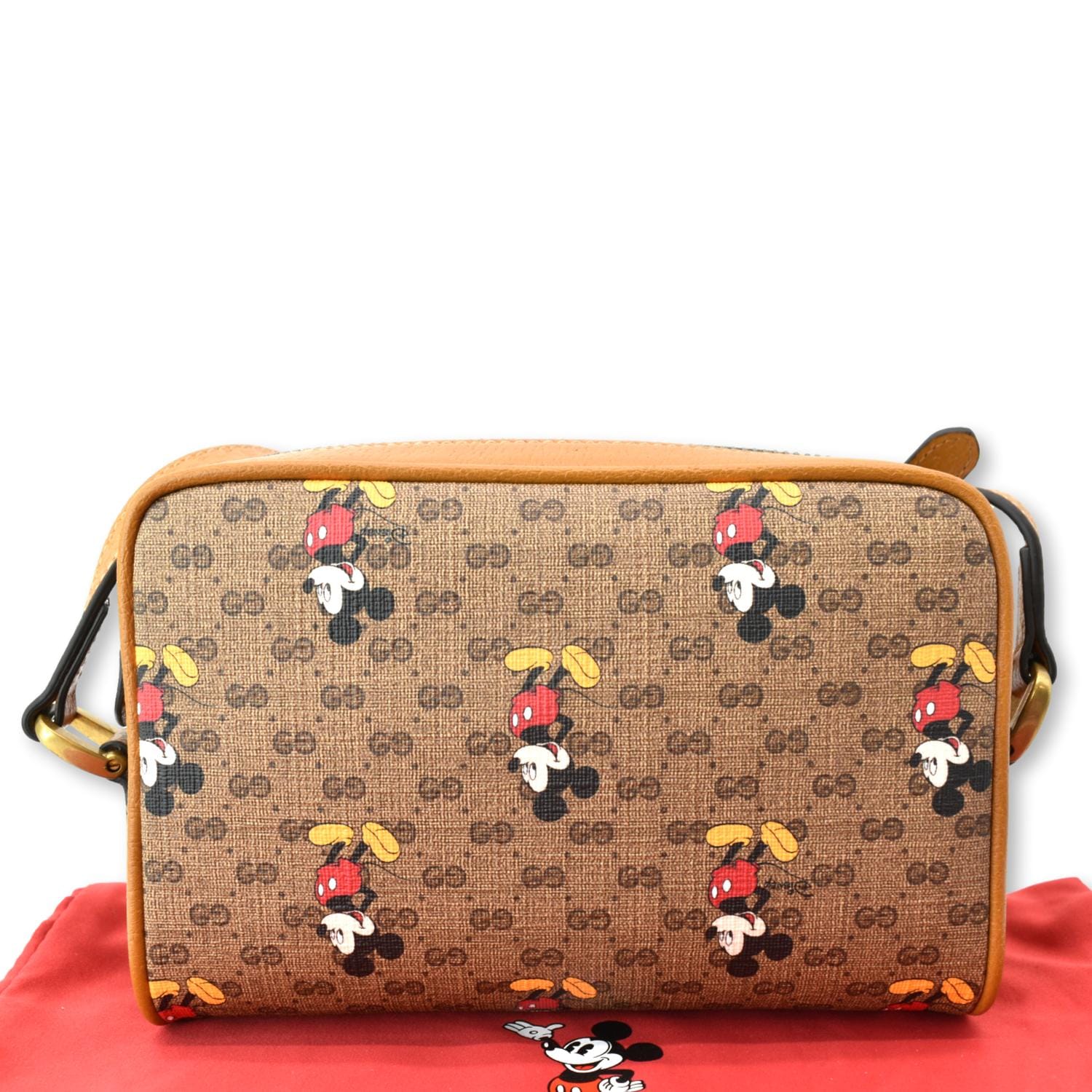 Gucci X Disney Micro Gg Mickey Mouse Round Crossbody Auction