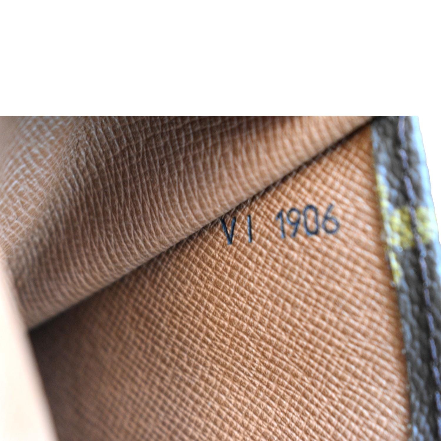 LOUIS VUITTON Pochette Sport Monogram Canvas Leather Clutch Bag LP5656