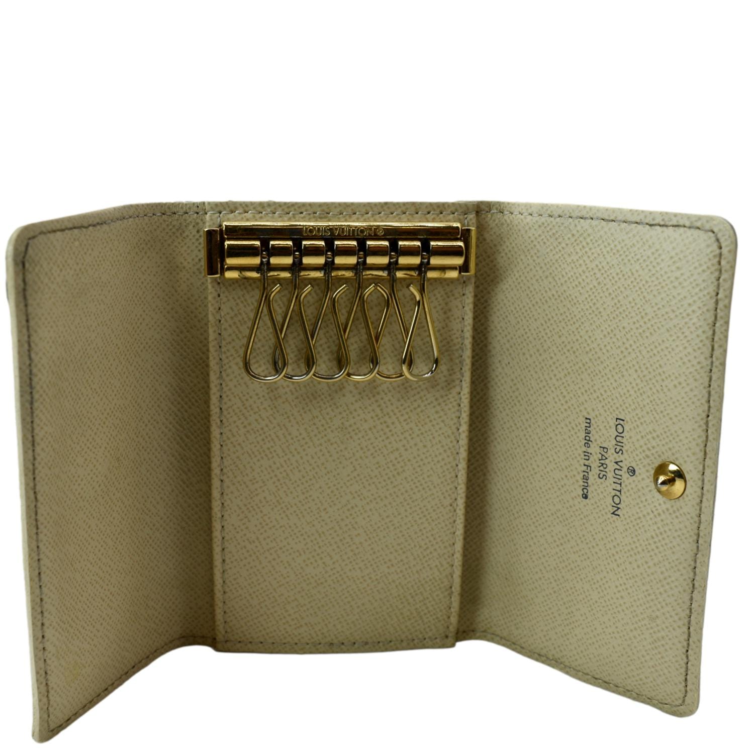Louis Vuitton Damier Azur Keychain Pochette ID Cardholder For Sale