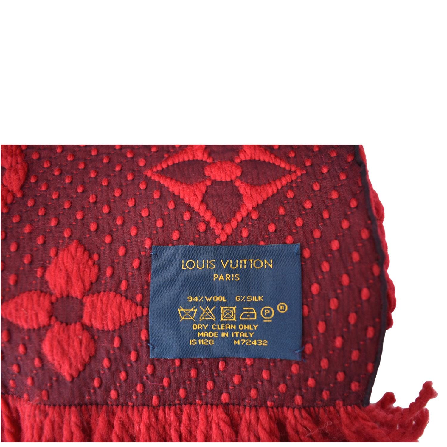 Vintage Logomania Louis Vuitton Wool and Silk Scarf Louis -  Canada