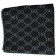 GUCCI GG Logo Wool Scarf Grey Black 325806
