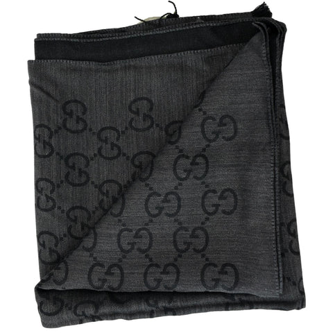GUCCI GG Printed Scarf Black