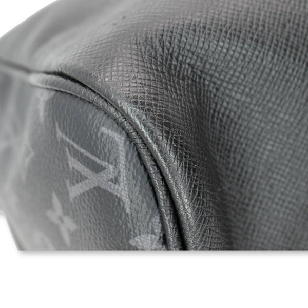 LOUIS VUITTON Keepall 50 Bandouliere Monogram Taiga Leather Travel Bag Black - Hot Deals