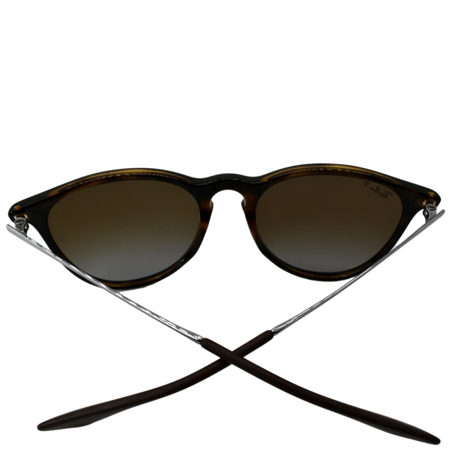 RAY-BAN RB4171 710/T5 Erika Tortoise Sunglasses Brown Gradient Polariz