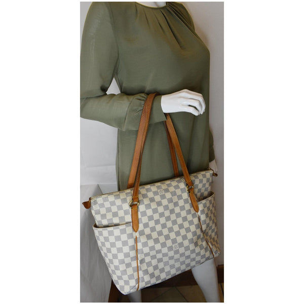 Louis Vuitton Totally MM Damier Azur Shoulder Bag Women - handbag women