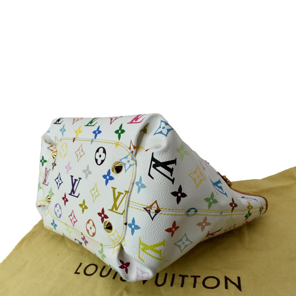 Louis Vuitton Annie MM Multicolor Monogram Canvas Shoulder Bag White