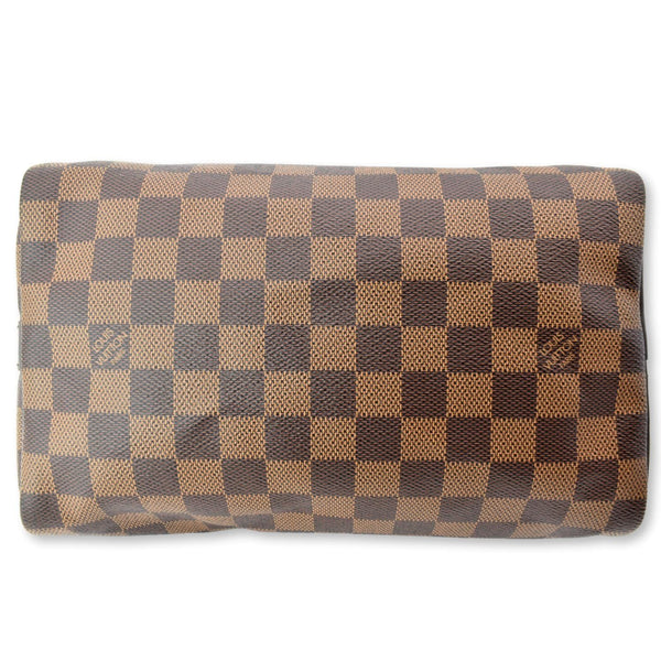 LOUIS VUITTON Speedy 25 Bandouliere Damier Ebene Shoulder Bag Brown