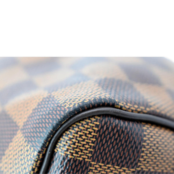 LOUIS VUITTON Speedy 25 Bandouliere Damier Ebene Shoulder Bag Brown