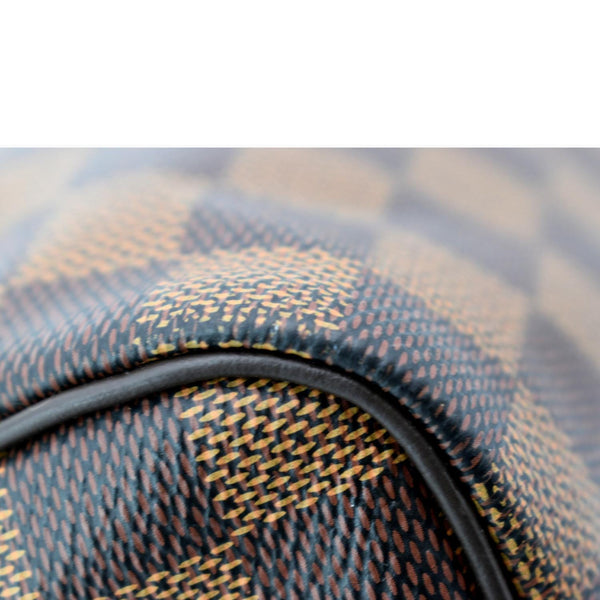 LOUIS VUITTON Speedy 25 Bandouliere Damier Ebene Shoulder Bag Brown