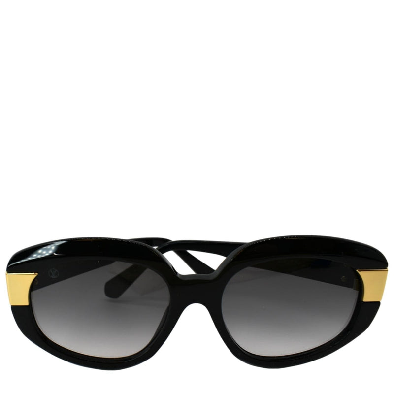 Louis Vuitton 眼鏡 LOUIS VUITTON Z1391W 93L Black Sunglasses Gray Lens