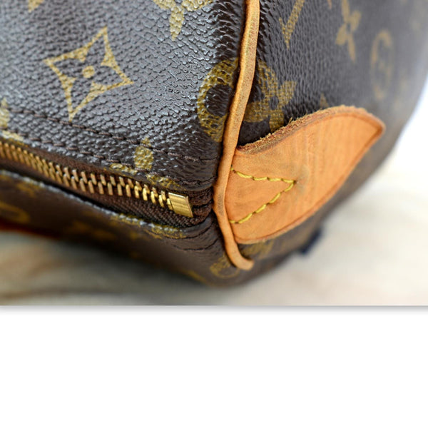 LOUIS VUITTON Speedy 30 Monogram Canvas Satchel Bag Brown