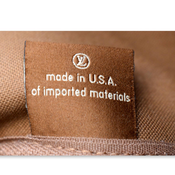 LOUIS VUITTON Speedy 30 Monogram Canvas Satchel Bag Brown