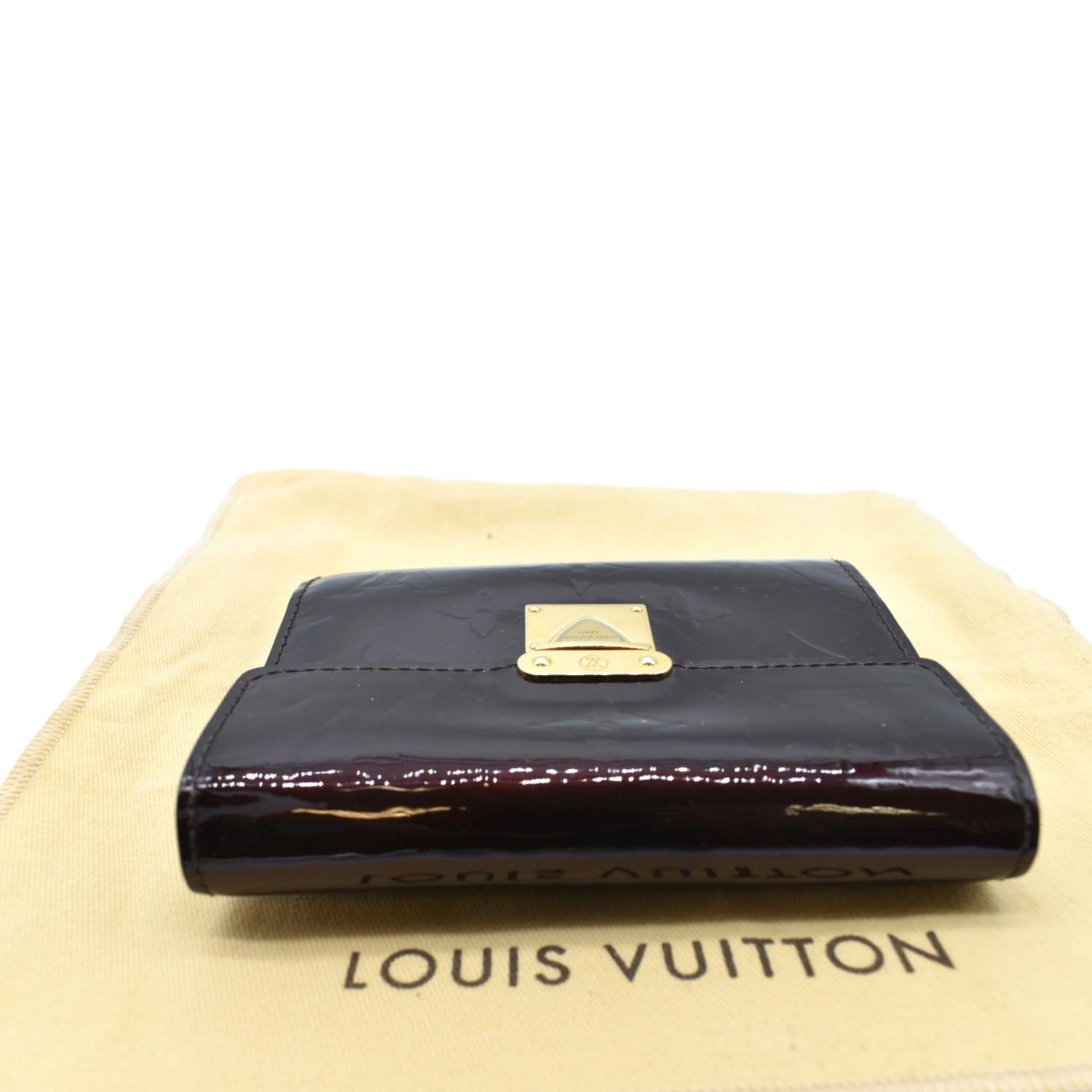 MINT Louis Vuitton Sunset Boulevard Vernis Clutch AMARANTE dark