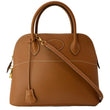 HERMES Bolide 31 Swift Leather Shoulder Bag Brown