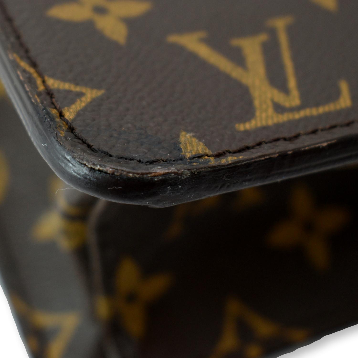 Sold at Auction: Louis Vuitton, Louis Vuitton Robusto 1 Briefcase Monogram  Brown M53027 Canvas/Calf-Leather 2key