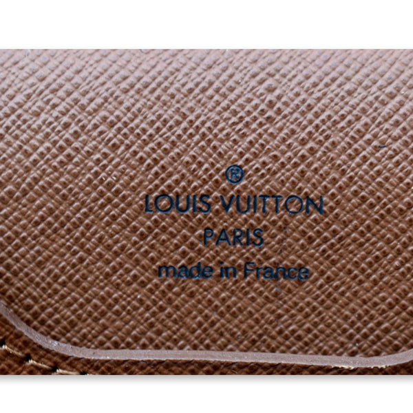 LOUIS VUITTON Robusto 1 Compartment Monogram Canvas Briefcase Travel Bag Brown