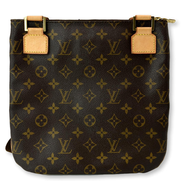 LOUIS VUITTON  Bosphore Pochette Monogram Canvas Shoulder Bag Brown