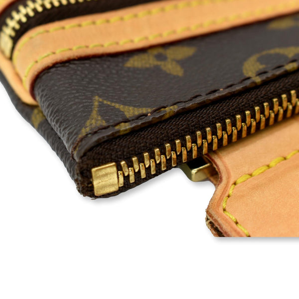 LOUIS VUITTON  Bosphore Pochette Monogram Canvas Shoulder Bag Brown