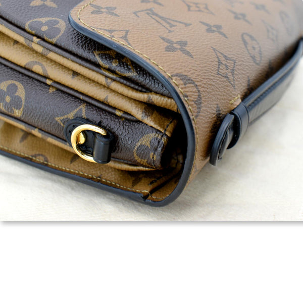 LOUIS VUITTON  Metis Pochette Reverse Monogram Canvas Crossbody Bag Brown