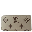 LOUIS VUITTON Felicie Pochette Insert Empreinte Zippy Wallet Bicolor