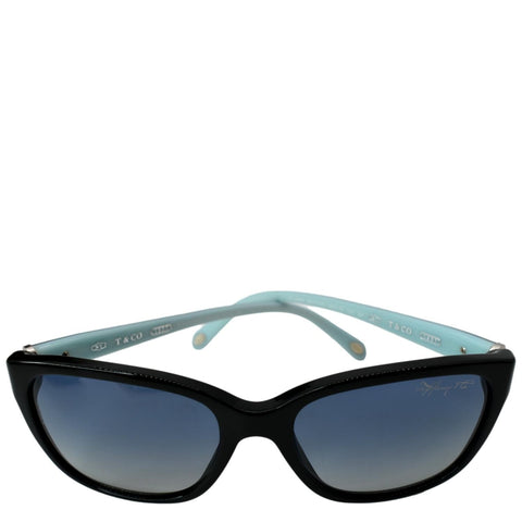 TIFFANY & CO TF4083 8001/4L Black Sunglasses Blue Gradient Lens