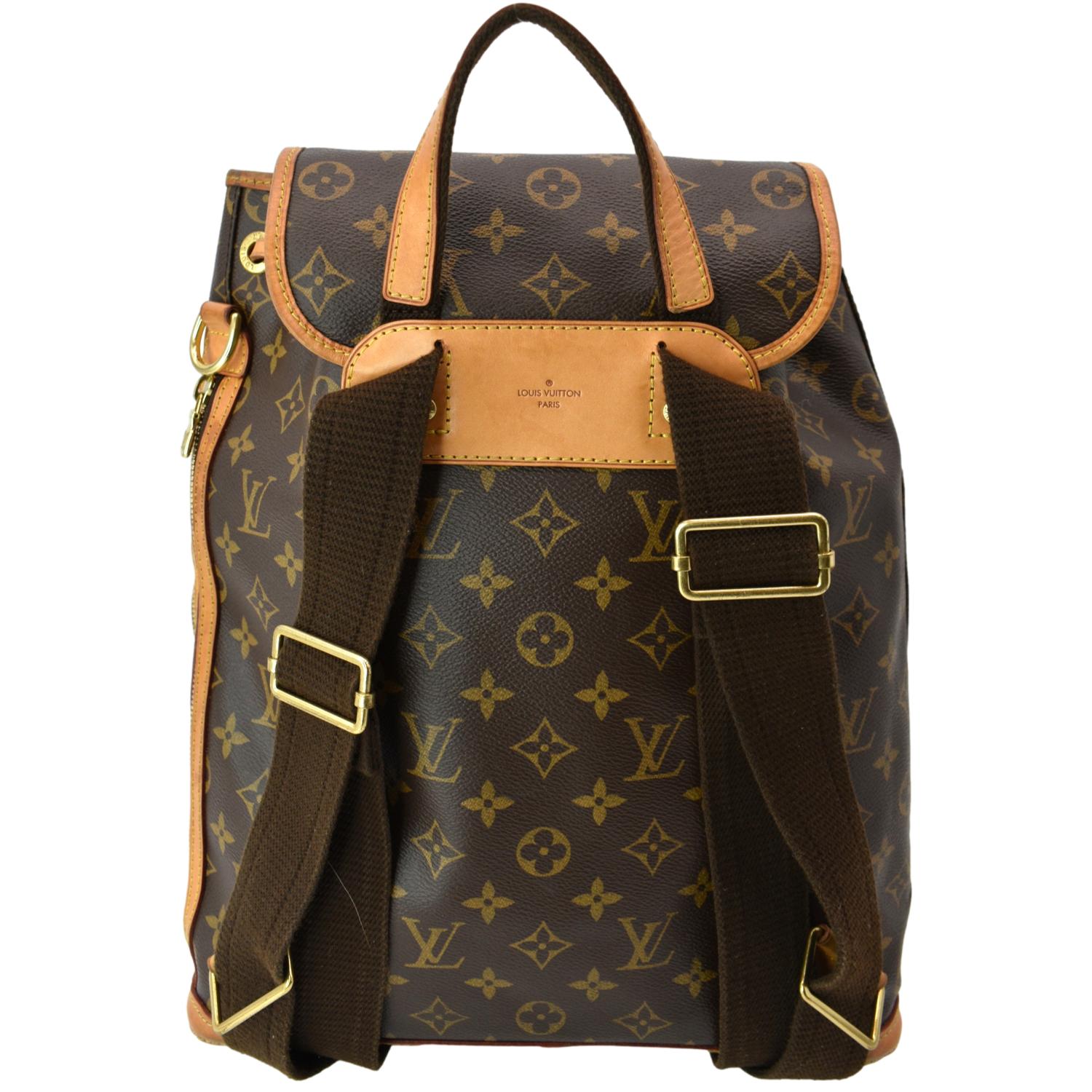 louis vuitton backpack bosphore monogram brown LOUIS VUITTON Sac A Dos Bosphore Monogram Canvas Backpack Bag Brown