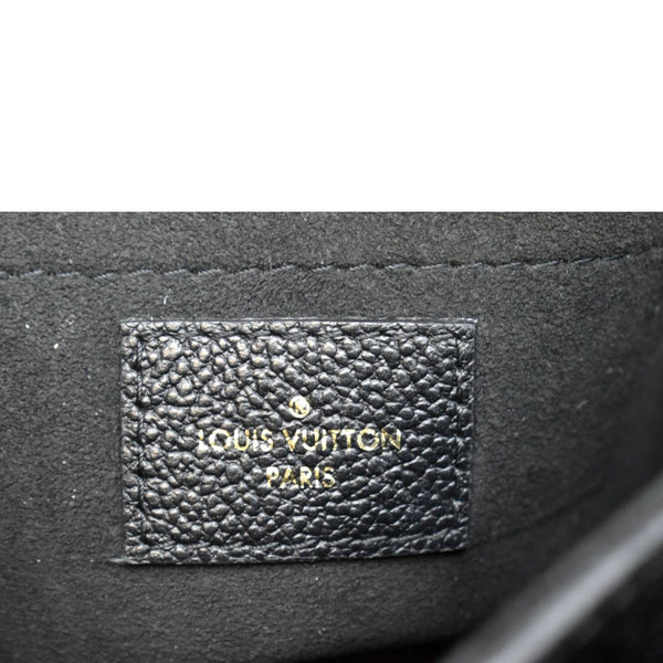 LOUIS VUITTON Vavin BB Monogram Empreinte Leather Shoulder Bag Black