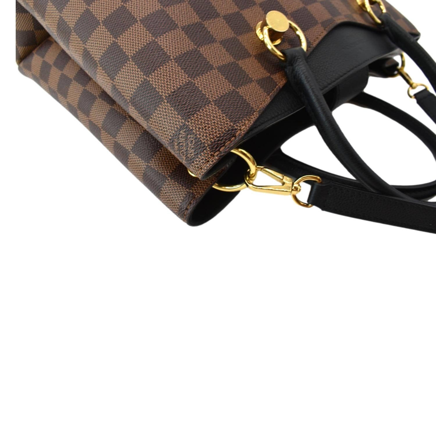LOUIS VUITTON LV Riverside Damier Ebene Shoulder Bag Brown/Black