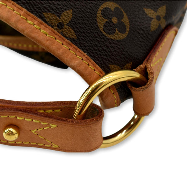 LOUIS VUITTON Delightful MM Monogram Canvas Hobo Bag Brown