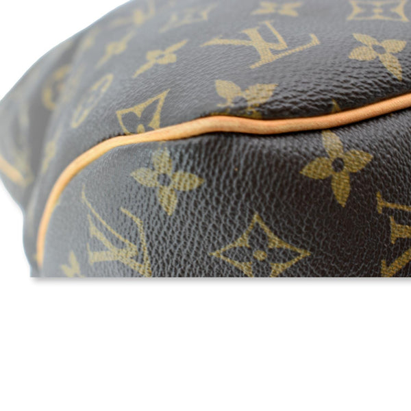 LOUIS VUITTON Delightful MM Monogram Canvas Hobo Bag Brown