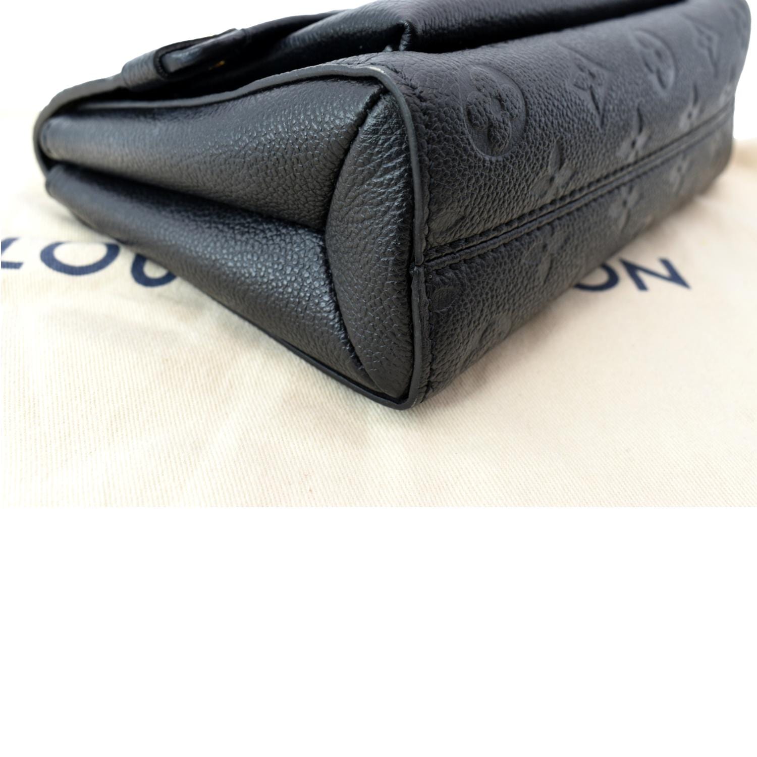Louis Vuitton Vavin Handbag Monogram Empreinte Leather BB Black