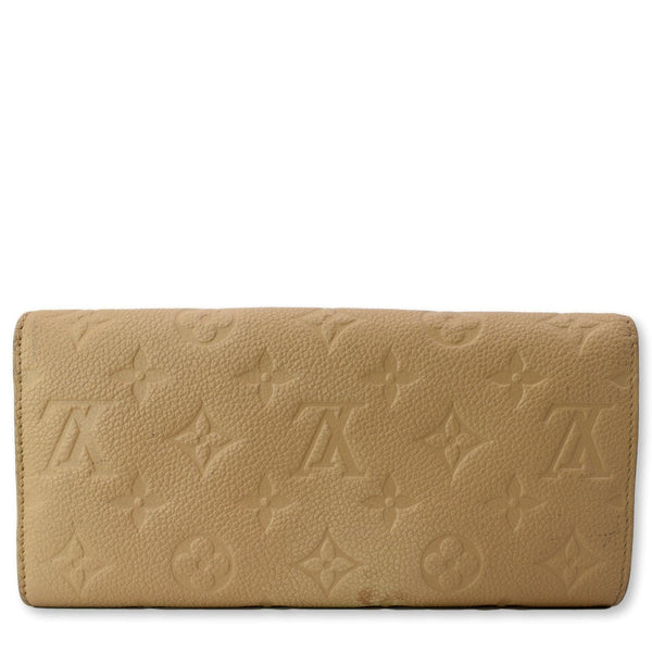 LOUIS VUITTON Curieuse Monogram Empreinte Leather Wallet Bronze