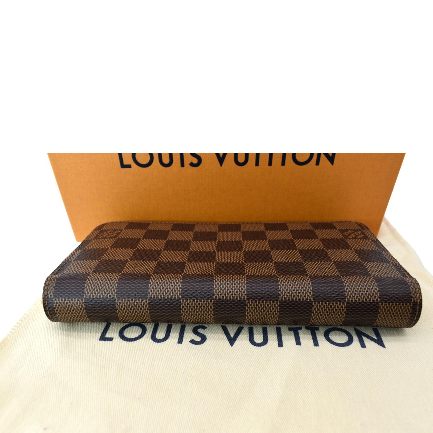 Louis Vuitton Damier Ebene Brown Zippy Wallet - A World Of Goods For You,  LLC