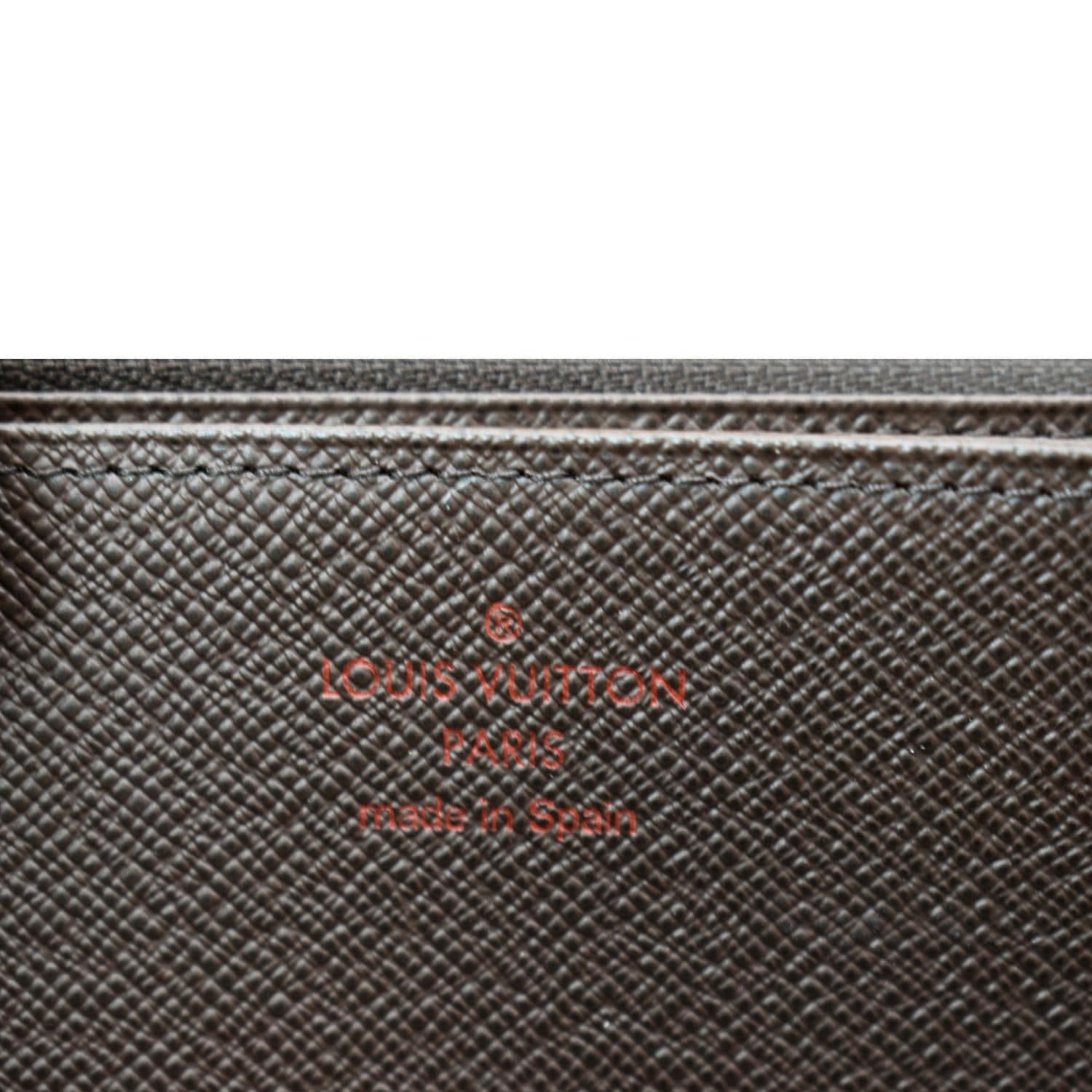 LOUIS VUITTON Damier Cobalt Zippy Wallet Vertical Long Wallet N62240 CA2187