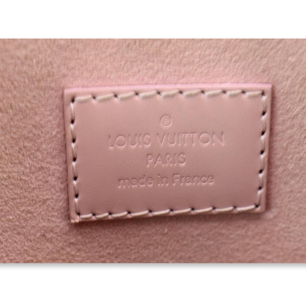 LOUIS VUITTON Caissa Damier Ebene Hobo Bag Rose Ballerine