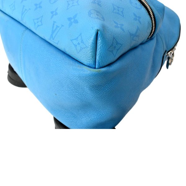 LOUIS VUITTON Discovery Monogram Leather Backpack Blue