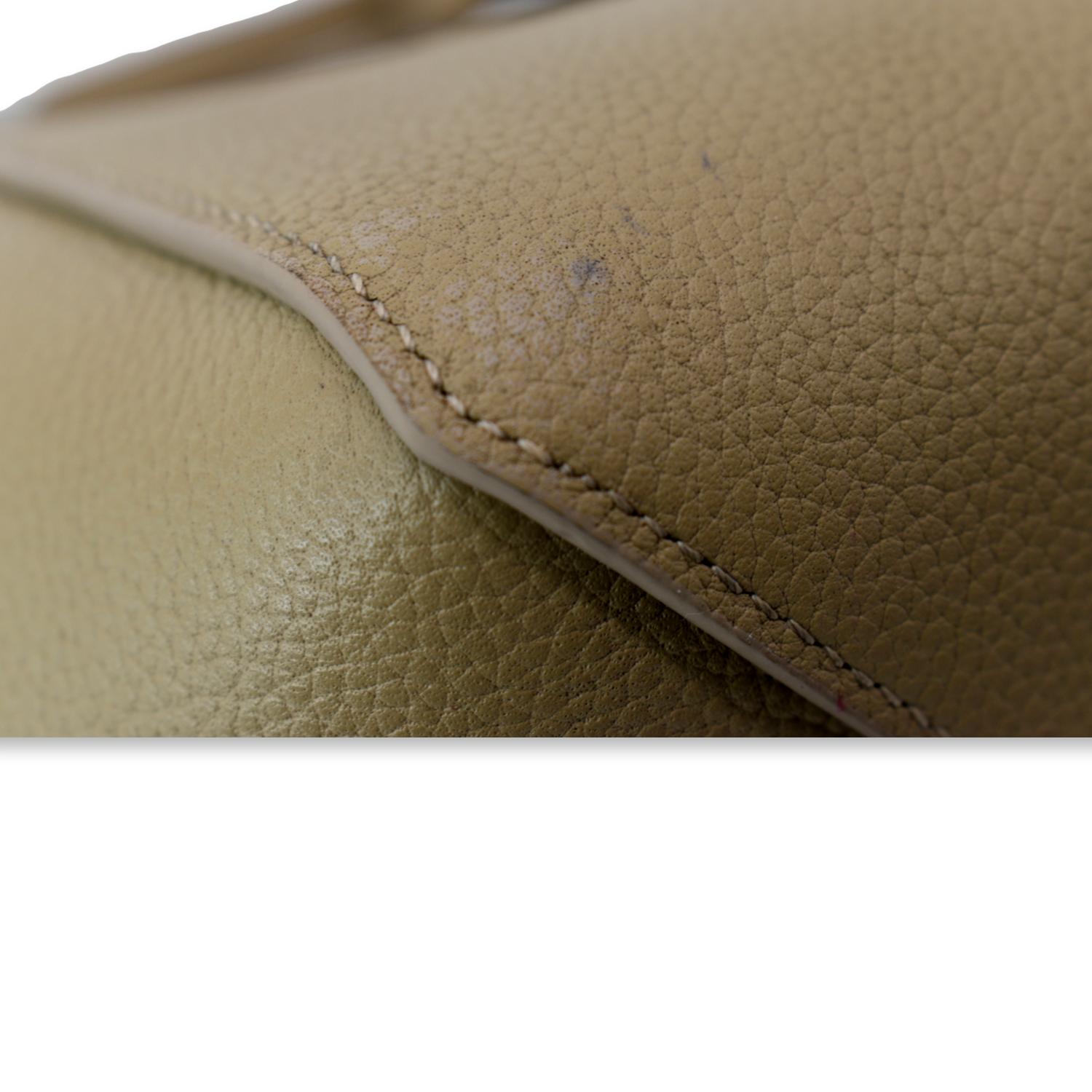 Celine Phantom Cabas Tote Cream Grained Leather Large Shoulder Bag