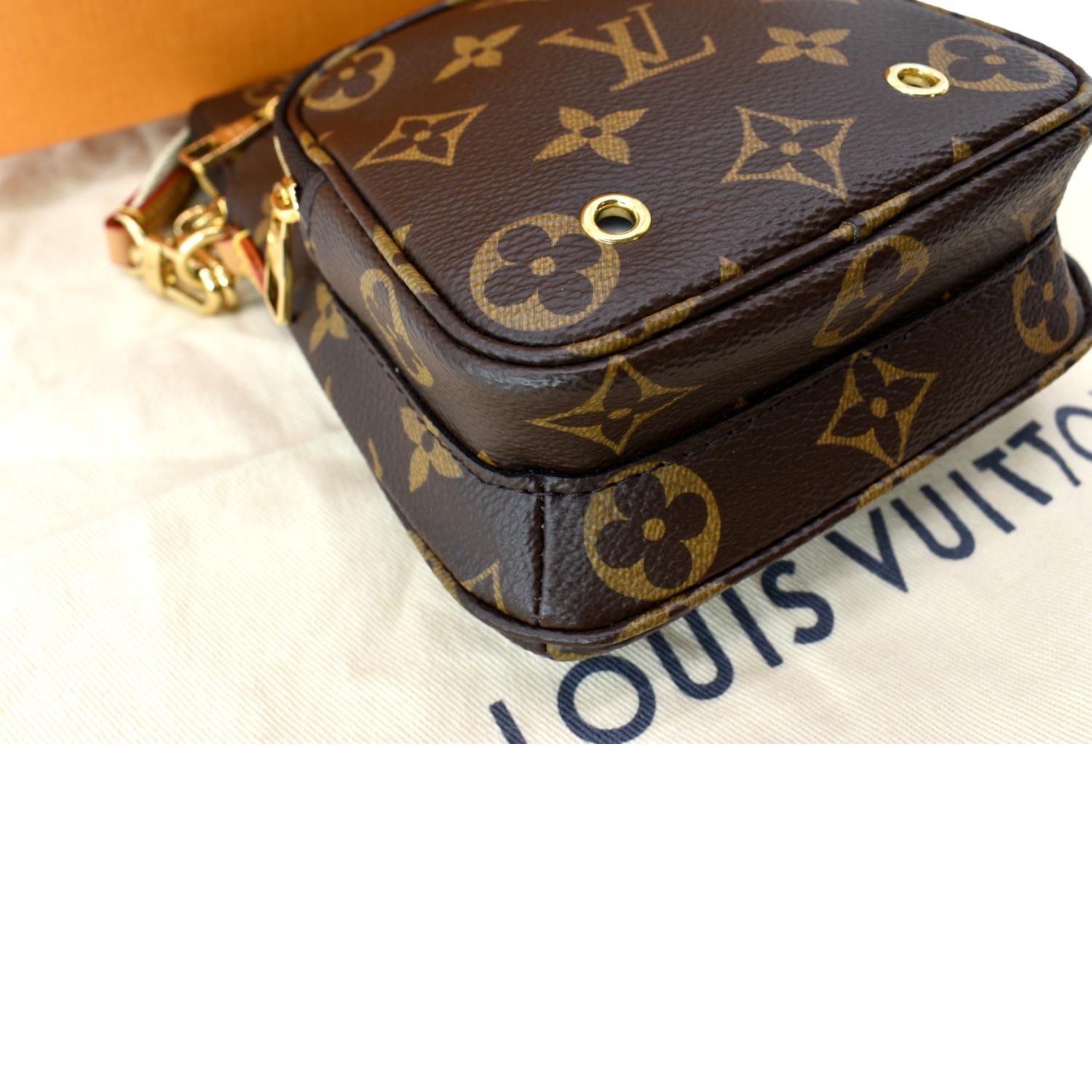 Louis Vuitton Utility Crossbody Bag Monogram Canvas Brown