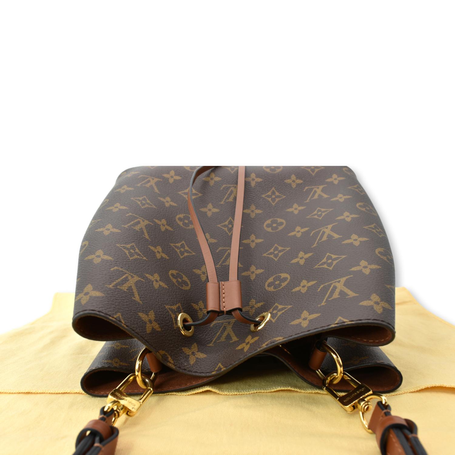 Louis Vuitton Neonoe Mm Rose Poudre Brown Monogram Canvas Shoulder Bag -  MyDesignerly