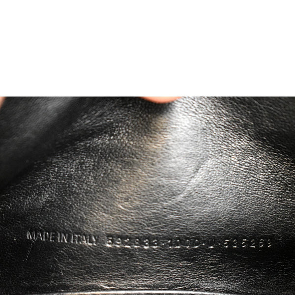 BALENCIAGA Hourglass Leather Tote Crossbody Bag Black