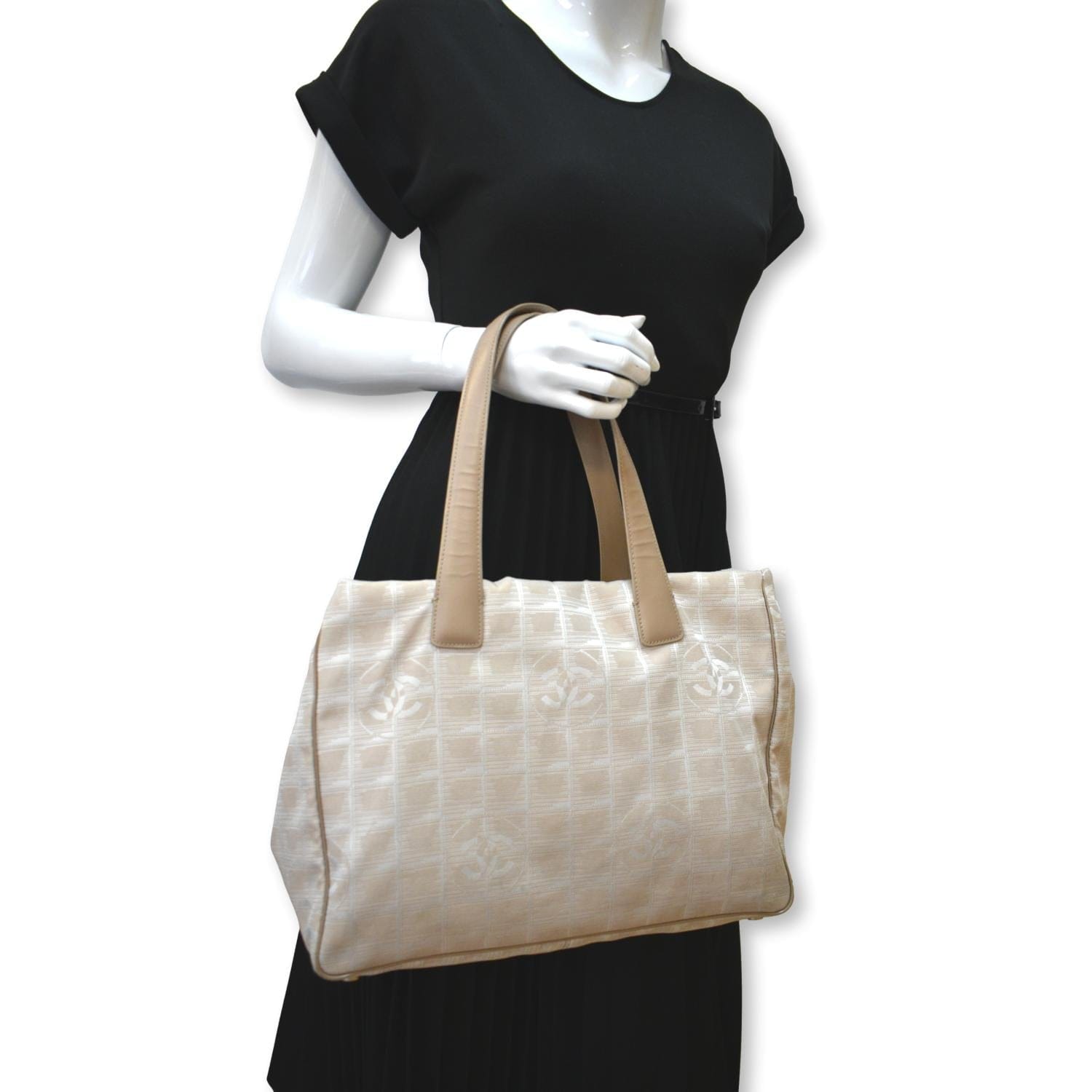 Chanel New Travel Line Nylon Crossbody Bag (SHG-23135)