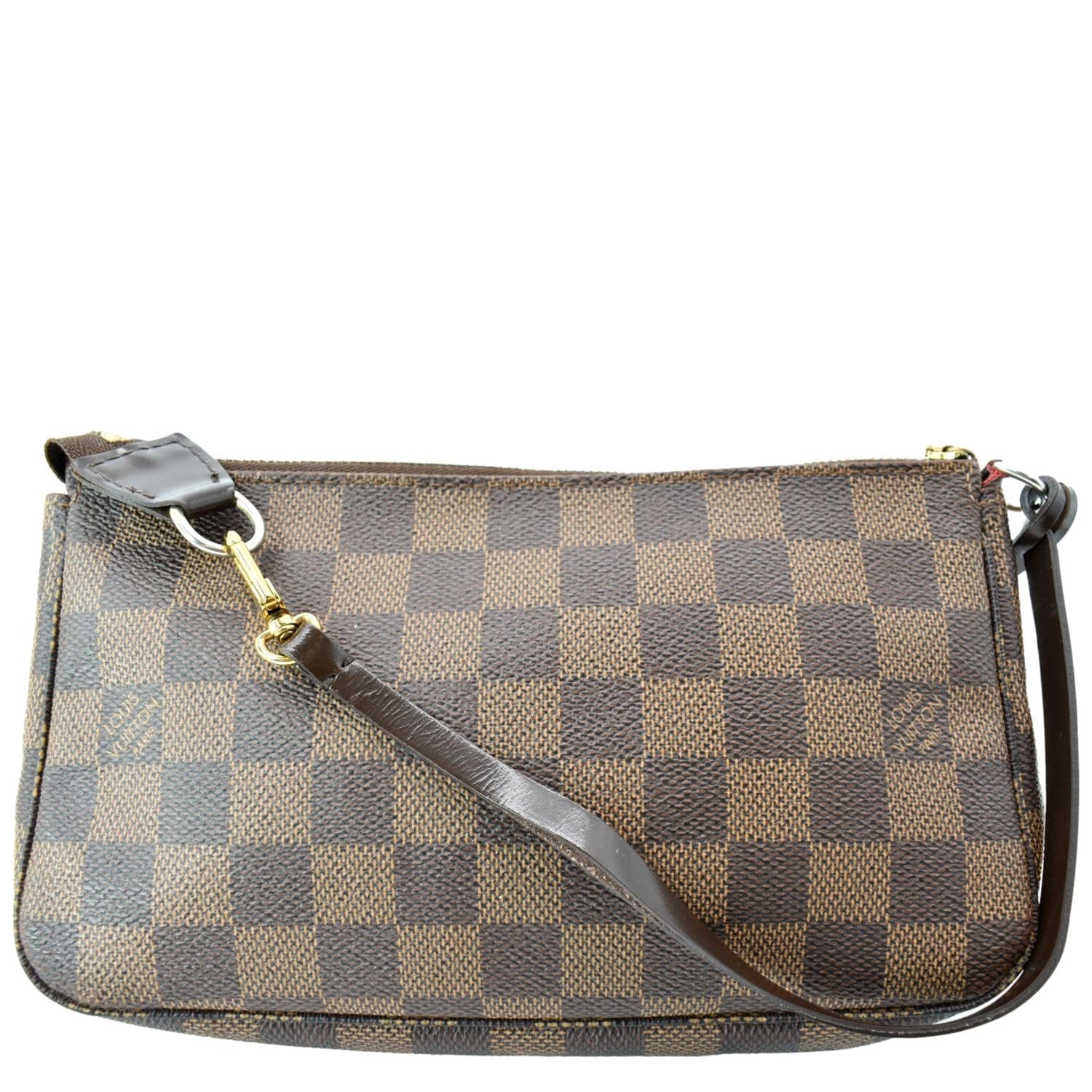LOUIS VUITTON Pochette Damier Ebene Accessories Pouch Brown