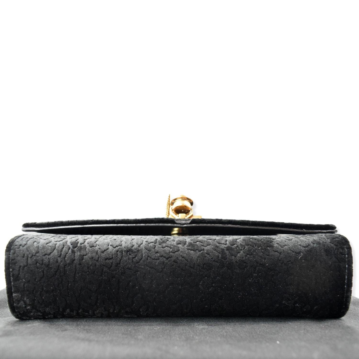 Velvet crossbody bag Yves Saint Laurent Black in Velvet - 31613436