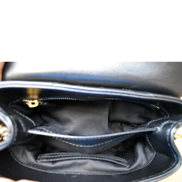 YVES SAINT LAURENT Loulou Toy Matelasse Leather Crossbody Bag Black